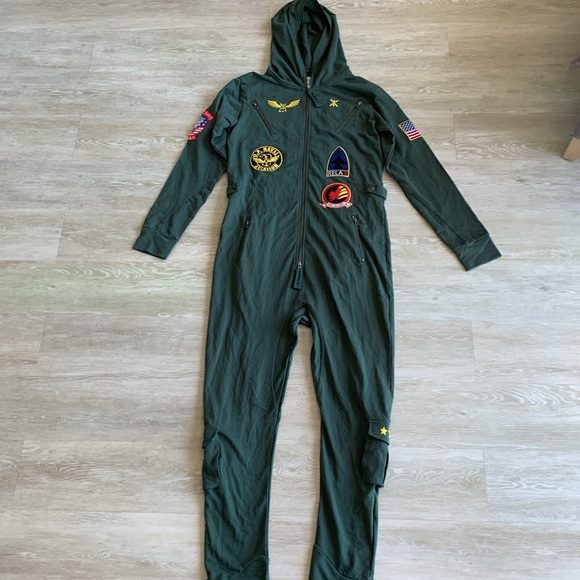 NWT, Norwegian Aviator Onesies. Green, Large. - Picture 3 of 16